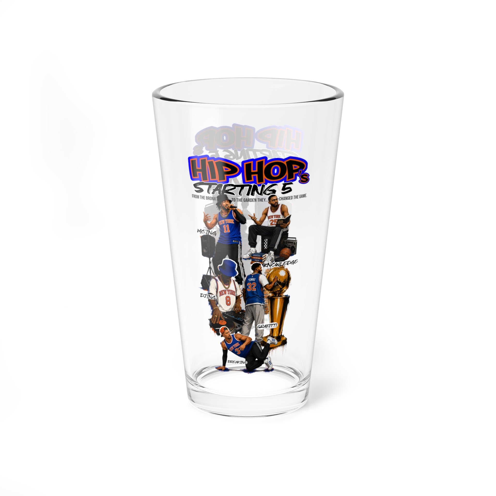 HIP HOP'S STARTING 5 GLASS